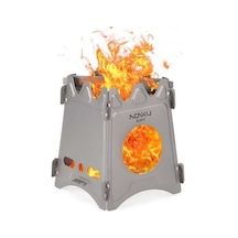 Pazly Lixada Kamp Titanyum Odun Sobası Taşınabilir Katlanır Sırt Çantası Gümüş Pazly Lixada Kamp Titanyum Odun Sobası Taşınabilir Katlanır Sırt Çantası Gümüş