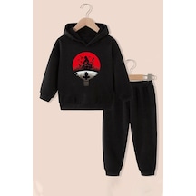 Uyguntarz Çocuk Itachi Uchiha Eşofman Takımı Siyah