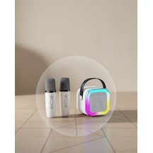 Çok Fonksiyonlu Karaoke Hoparlör Uczzz2mikrofonluspeaker-3
