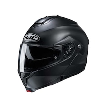 Hjc C91N Semi Flat Çene Açılır Kask Siyah