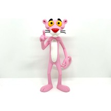 Pembe Panter Dekoratif Figür - 3d Yazıcı Tasarım Karakter Biblo - Nostaljik Hediye