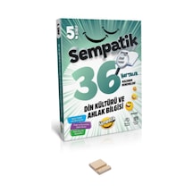 5. Sınıf Din Kültürü Sempatik 36 Haftalık Kazanım Denemeleri Ve Telefon Standı
