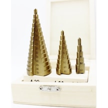 Sonax Titanyum Saç Metal Yüzey Delik Pançı 3 Lü 12-20-32 Mm 15055