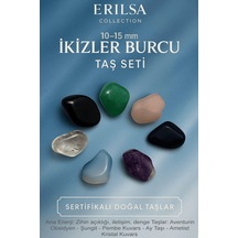 Sertifikalı İkizler Burcu Doğal Taş Kütle Seti 10-15 Mm - Zihin A