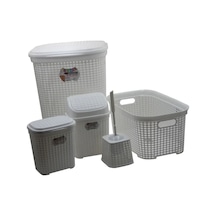 Tedar Petek 5 Li Banyo Çeyiz Seti Royaleks-mrd307-dv Najmaddin 2750278