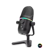 Voıcepro R24 Rgb Usb Stüdyo Mikrofonu 192khz / 24bit Çift Yönlü Cardioid & Omnidirectional