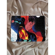 Çocuk Puzzle Ahşap Süperman 108 Parça Mobilya