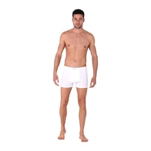 Thermoform Bambu Erkek Şort Beyaz