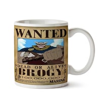 Wanted Brogy Anime Aranıyor İki Tarafı Baskılı Kupa Bardak Çok Renkli