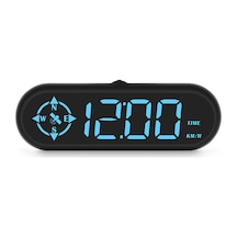 Vkemall Araç Hud Gösterge - Led Gps Hız Göstergesi, Aşırı Hız Ve Yorgunluk Uyarısı, Işık Sensörlü