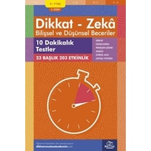 Dikkat Zeka - Bilişsel ve Düşünsel Beceriler 8-19 Yaş 10 Dakikalık Testler 3.Kitap - Alison Primrose - Dikkat ve Zeka Akademisi