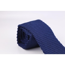 Demfashion Özel Desenli Örme Kravat - Mavi (533047813) Mavi