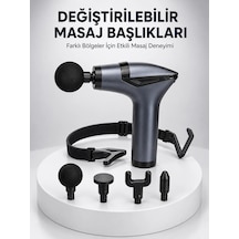 Aktüel 3in1 Taşınabilir Şarjlı Titreşimli Masaj Cihazı Çok Fonksiyonlu Yeni Nesil Çok Renkli