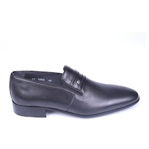 Fosco 1080 Erkek Siyah Bağcıksız Hakiki Deri Klasik Ayakkabı