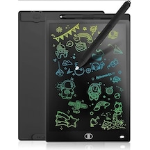 20 Inc Renkli Lcd Grafik Dijital Kalemli Çizim Tableti Yazı Tahta Not Yazma Eğitim Tableti Siyah Çok Renkli