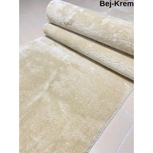 KREM Kaymaz Taban Peluş Post Yolluk Koridor Antre Mutfak Yatak Odası Kesme Halı