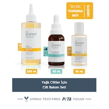 Yağlı Ciltler İçin Cilt Bakım Seti Tonik 200ml Niacemide 50ml Salicytic Acid 50ml