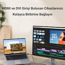 Dvı 24+1 To Hdmı 2k Dönüştürücü Monitör Kablosu 1.5 Metre