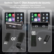 Dark Mini Pro Duo 2in1 Araç Kiti Wireless/kablosuz Carplay Ve Android Auto Adaptörü