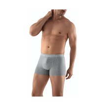 10 Adet Gri Renk Likralı Boxer Gri