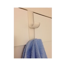 2'li Banyo Askısı, Duşakabin Askısı, Kapı Askısı,şık Tasarım Beyaz