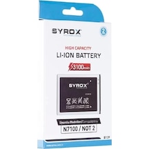 N7100/Note 2 Samsung Uyumlu Batarya Syrox SYX-B139