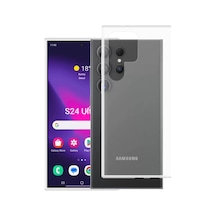 Newface Samsung Galaxy Uyumlu  S24 Ultra Kılıf  Lüx Şeffaf Silikon