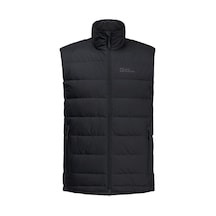 Jack Wolfskin Ather Down Vest M Erkek Outdoor Yelek 1207691-6000 Siyah