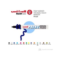 Uni Px-20 Boyama Markörü Kırmızı