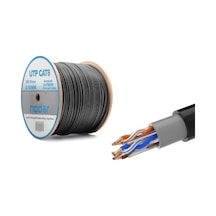Nodar Nd2001 Utp Cat6 Dışmekan Kablo 23awg Çift Pvc 4p- 1-0.57mm Cca 305mt Siyah