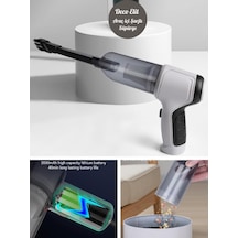 Şarjlı Araç İçi Süpürge Otomobil Vakumlu Araç Süpürgesi Jb-107 1200 Mah