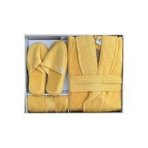 Özdilek Colourist Gold Banyo Bornoz Seti S/m Altın