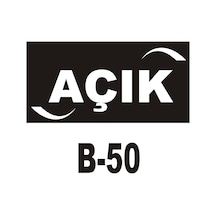 Iş Güvenliği Levhası - Uyarıcı Levha - Ikaz Levhası Açık Yazılı (261332467) Iş Güvenliği Levhası - Uyarıcı Levha - Ikaz Levhası Açık Yazılı (261332467)