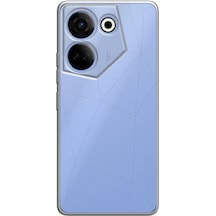 Kilifone - Tecno Camon 20 Pro 4g Uyumlu - Kılıf Şeffaf Soft Slim Fitt Süper Silikon Kapak - Şeffaf