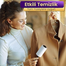 3 Adet Tüy Toplayıcı Yapışkanlı Rulo Kağıt Her Biri 60 Yaprak Saç Kıl Toz Temizleme Diğer