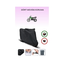 Siyah Arka Çanta Uyumlu Mondial X-treme Max 200i Uyumlu Motosiklet Brandası Motor Örtüsü