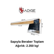 Adige Yassı Odun Kesme Baltası Saplı 2.350 Kg