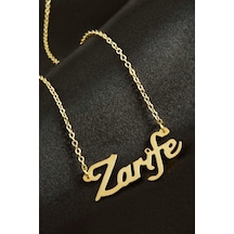 Cosmotex Zarife İsimli Kolye -sarı altın