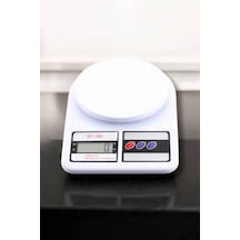 Hassas - 546 - Terazi 10 Kg Kapasiteli, Yüksek Hassasiyetli Dijital - Kmrsfres - Mutfak Tartısı Çok Renkli