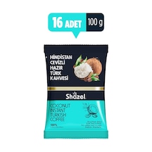 Shazel Hindistan Cevizli Hazır Türk Kahvesi 16 x 100 G
