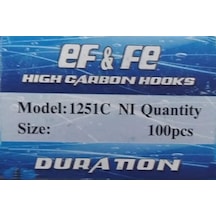 Effe-1251 Nı -2-3-4-5-6-7-8-9-10-Uzun Düz 100,Lü Paket