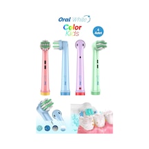 Tr Color Kids Çocuk Diş Fırçası Yedek Başlığı, 4'lü Paket Diğer