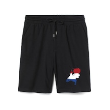 Euro 24 Netherlands Erkek Siyah Şort Siyah