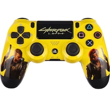 Dualshock 4 V2 Cyberpunk 2077 Zct2 Kablosuz Ps4 Oyun Kolu