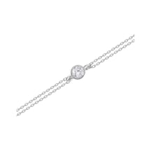 Glorria Altın Tektaş Bileklik N11.17298 Beyaz Altın