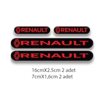 Otomobil Stıcker Seti Renault 3d Damla 4'lü 2 Nötr