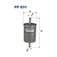 Fıltron Pp831 Yakit Filtresi 004312114 1105010ad01xa 119113204500