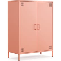 Pera Metal Dolap 2 Kapılı 80,50 X 40 X 109,50 Cm - 9 Renk Seçeneği Bulunmaktadır Ral 3022 Somon
