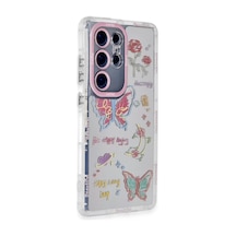Samsung Galaxy Uyumlu   S23 Ultra Kılıf Reflexion Desenli Kapak - Desen 8 -