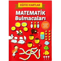 Matematik Bulmacaları Eğitici Oyun Kartları - Etkinlik Kartları